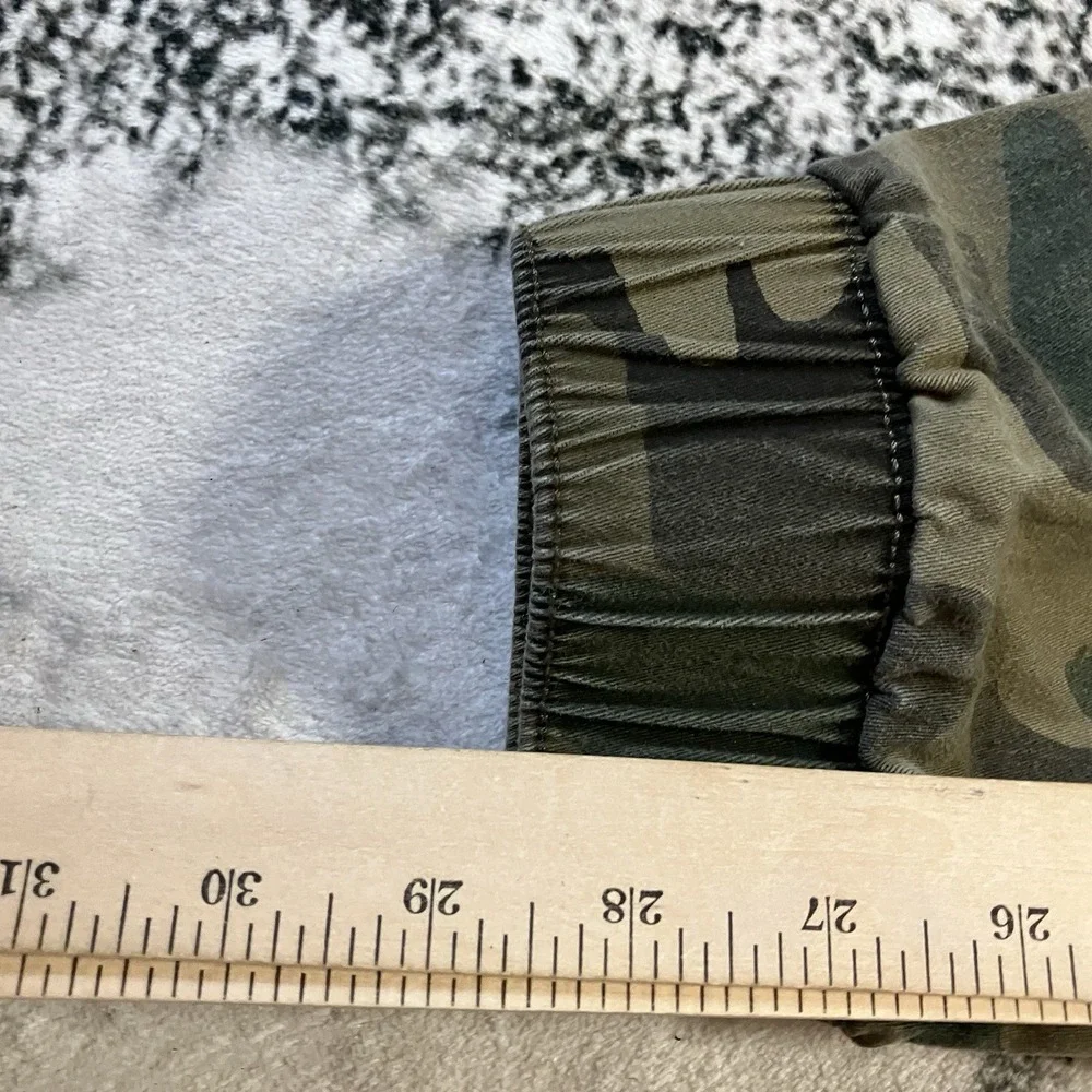 Hollister‎ Pants Womens Size M Green Camo Ultra High Rise Jogger Stretch